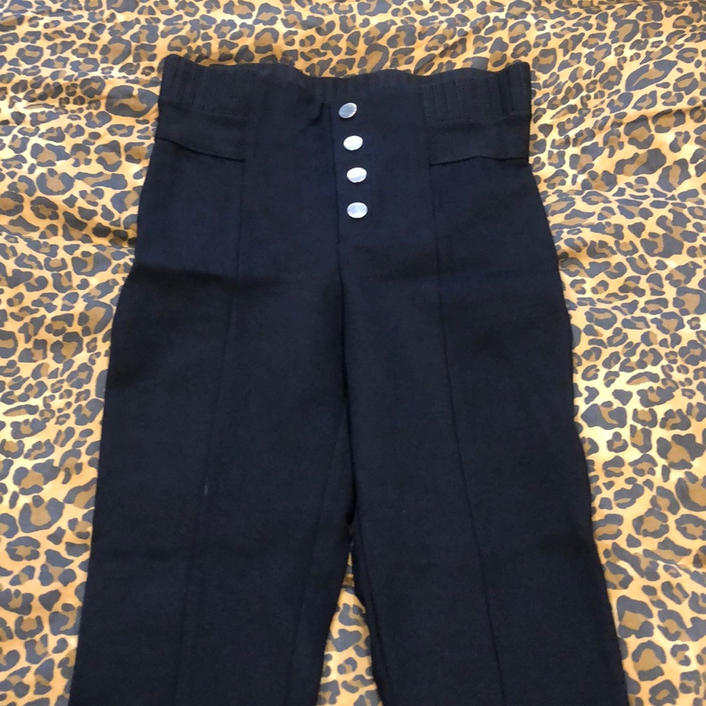 Zara high waisted black pants size s